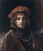 Portrait of Titus Rembrandt
